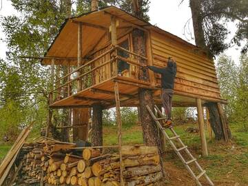 Фото номера Бюджетный двухместный номер с 1 кроватью Гостевой дом Heshkili huts Svaneti г. Keshkili 6